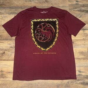 Game Of Thrones House Of The Dragon T Shirt Size 2XL
